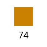 رنگ اکریلیک آرتیست سولا - Sola Artist - طلایی - کد 74 - متالیک